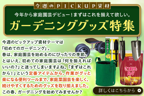 今週のpickup資材