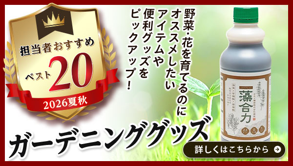 担当者おすすめベスト20【ガーデニンググッズ】