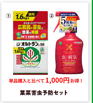 葉菜害虫予防セット