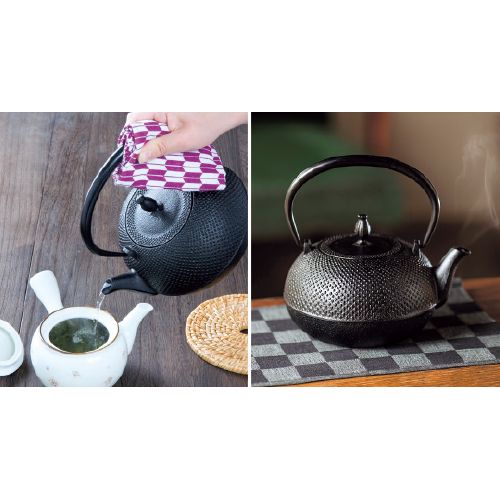 南部鉄器 鉄瓶 あられ希（IH対応）| 種・苗・ガーデニング用品の