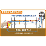 家庭菜園用電柵 アポロ家庭菜園用電柵100m2段張りセット| 種・苗