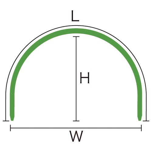 セキスイ トンネル支柱 11S324 1組（50本入）| 種・苗・ガーデニング 