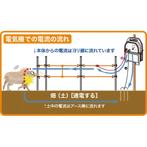 家庭菜園用電柵 アポロ家庭菜園用電柵100m2段張りセット| 種・苗・ガーデニング用品の【タキイネット通販】