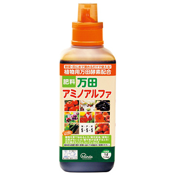 肥料 万田アミノアルファ 1本 1l入 種 苗 ガーデニング用品の タキイネット通販