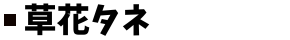 花タネ