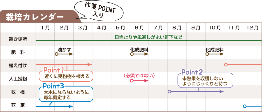 栽培カレンダー
