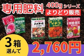 専用肥料400gよりどり